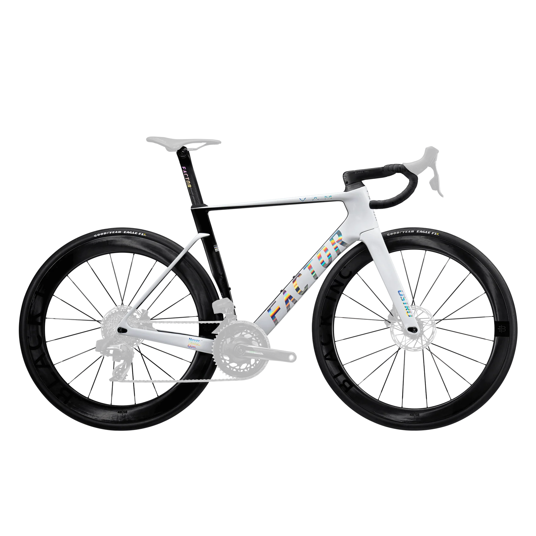 OstroVamWheelsetWhiteChrome Factor OSTRO VAM - Premium Package W/ Wheels - Image 1